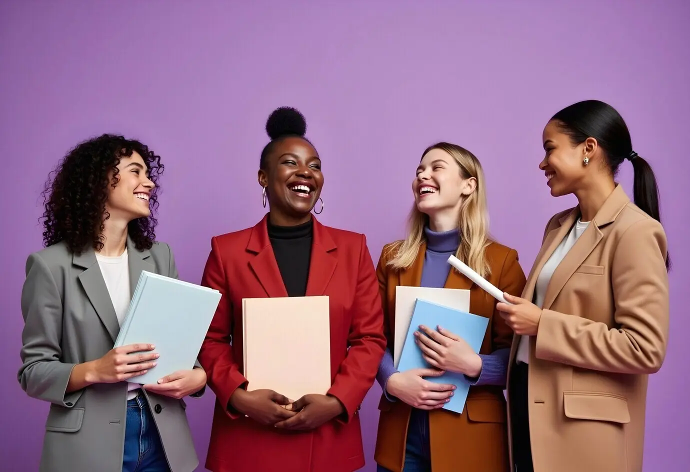 Радостные студенты